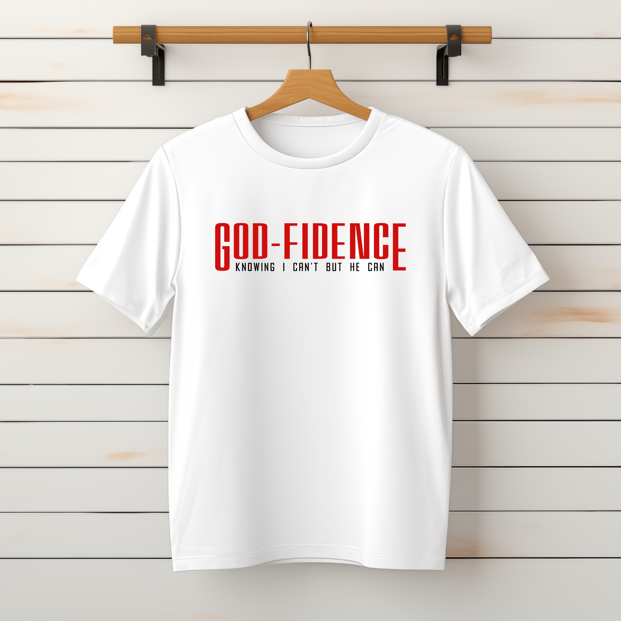 Faith Graphic Tee - God-Fidence Red
