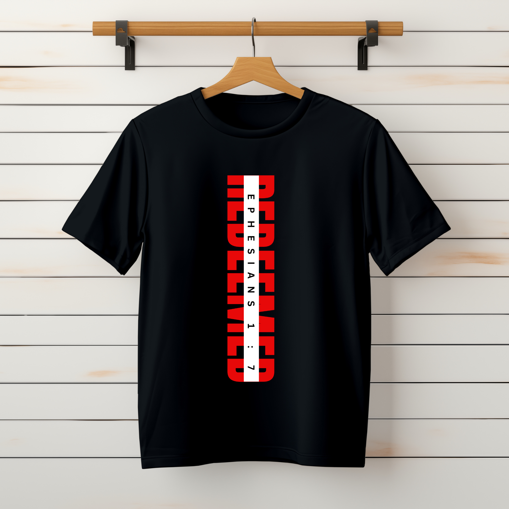Faith Graphic Tee - Redeemed - Red