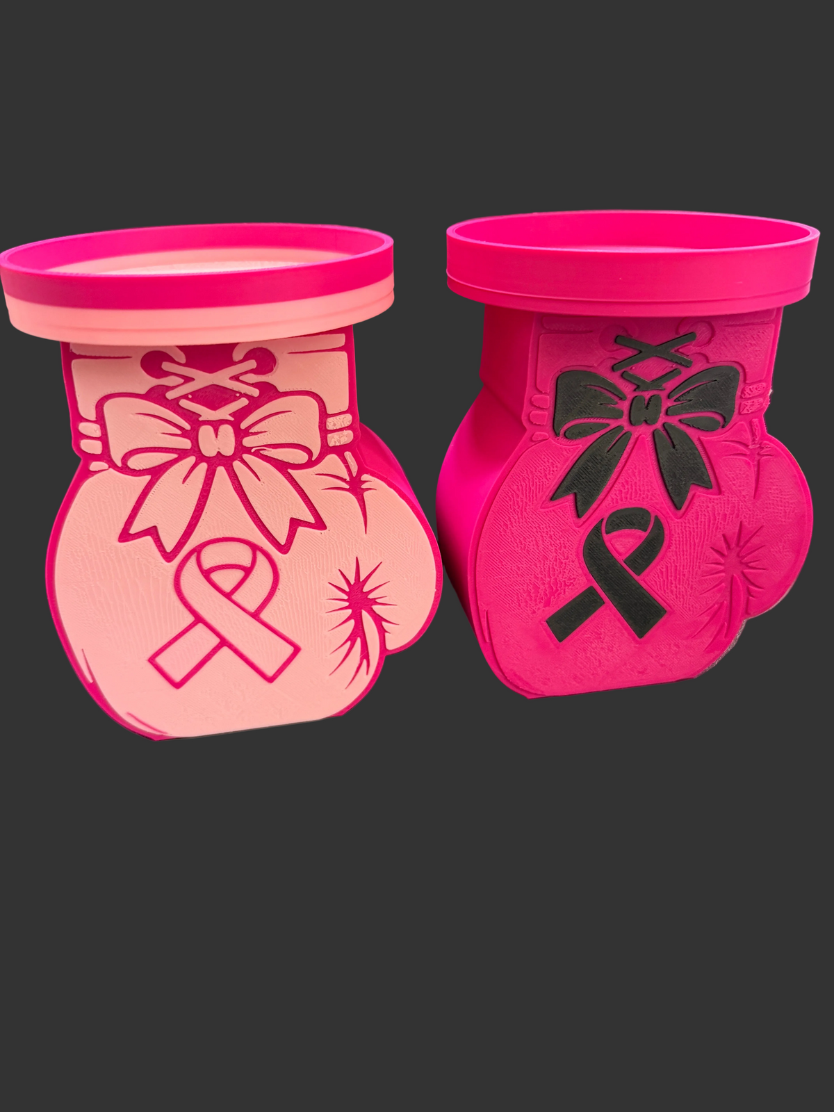 Breast Cancer Awareness candle holder