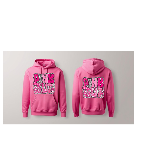 pink breast cancer hoodie